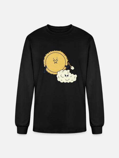 Light Meal girl - Men's Long Sleeve T-Shirt - black