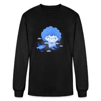 Freedom - Men's Long Sleeve T-Shirt - black - Front