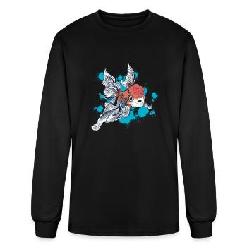 Kinguio Fish Fishing - Men's Long Sleeve T-Shirt - black - Front