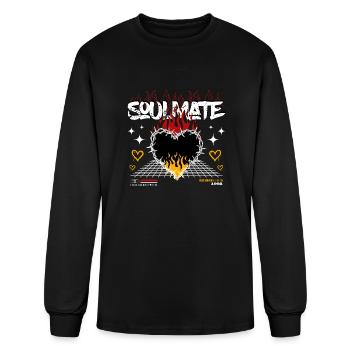 Soul Mate - Men's Long Sleeve T-Shirt - black - Front