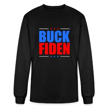 Buck Fiden - Men's Long Sleeve T-Shirt - black - Front