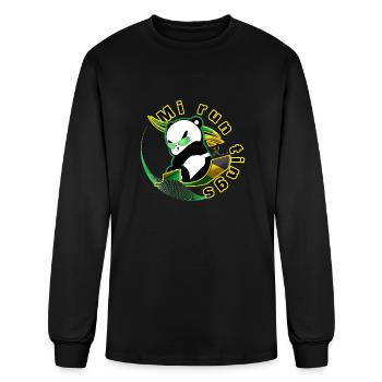 Mi run tings - Men's Long Sleeve T-Shirt - black - Front