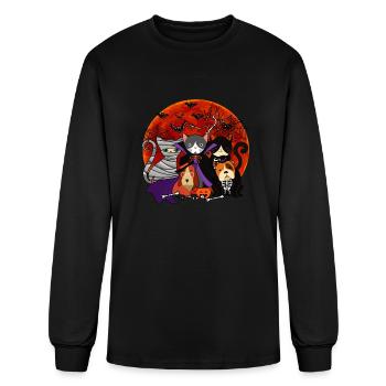 Pets Halloween - Men's Long Sleeve T-Shirt - black - Front