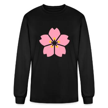 Cherry Blossom - Men's Long Sleeve T-Shirt - black - Front