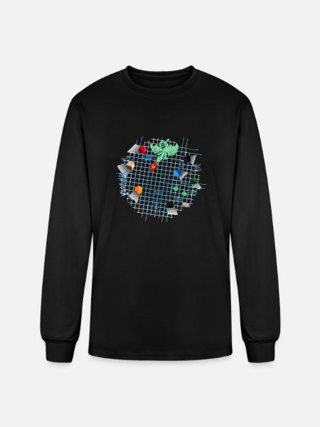 Dungeon Mastery - Men's Long Sleeve T-Shirt - black