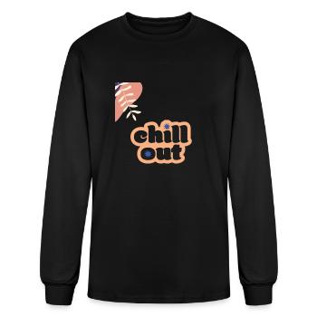Chill out - Men's Long Sleeve T-Shirt - black - Front