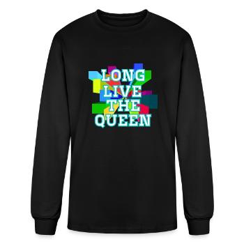Long Live Live The Queen - Men's Long Sleeve T-Shirt - black - Front