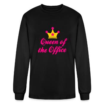 office - Men's Long Sleeve T-Shirt - black - Front