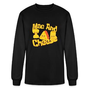 Mac And Cheese - Men's Long Sleeve T-Shirt - black - Front