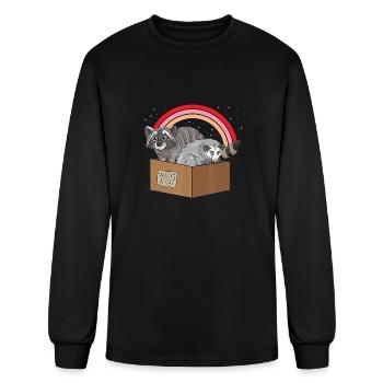 Adopt Forbidden Cats - Men's Long Sleeve T-Shirt - black - Front