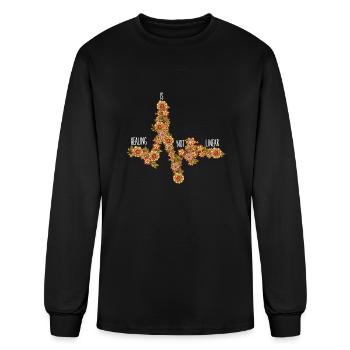 HEALING is NOT LINEAR - Men's Long Sleeve T-Shirt - black - Front