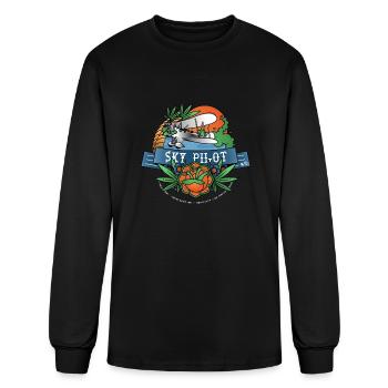 Sky Pilot - Men's Long Sleeve T-Shirt - black - Front
