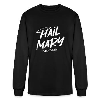 Hail Mary - Men's Long Sleeve T-Shirt - black - Front