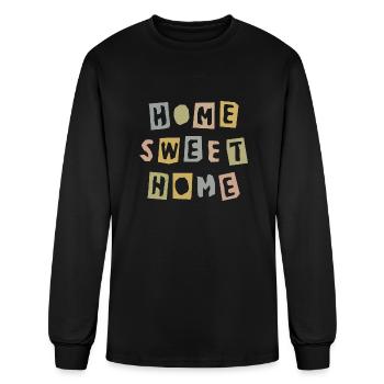 home sweet home - Men's Long Sleeve T-Shirt - black - Front