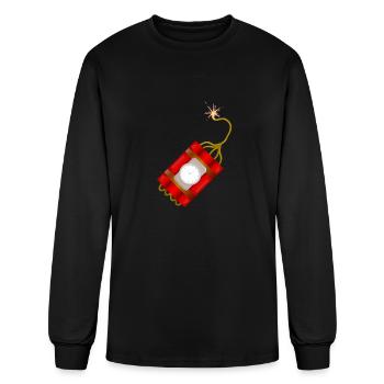 time bomb - Men's Long Sleeve T-Shirt - black - Front