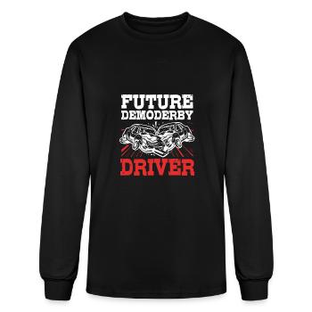 Demolition Derby Race Car Future Demo Derby Driver - Men's Long Sleeve T-Shirt - black - Front