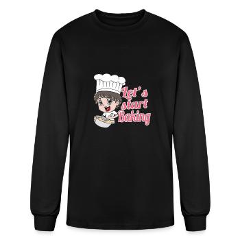 Baker - Men's Long Sleeve T-Shirt - black - Front