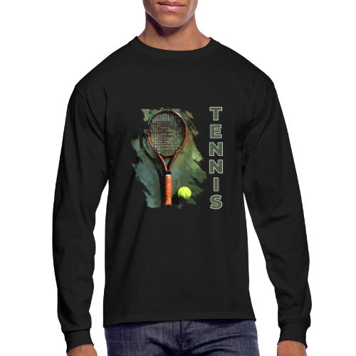 Tennis Precision Strike - Men's Long Sleeve T-Shirt