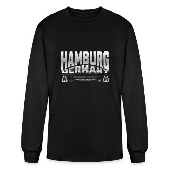 Hamburg germany - Men's Long Sleeve T-Shirt - black - Front