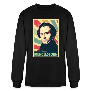 Felix Menelssohn Vintage Colors - Men's Long Sleeve T-Shirt - black - Front