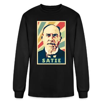 Eric Satie Vintage Colors - Men's Long Sleeve T-Shirt - black - Front