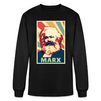 Karl Marx Vintage Colors - Men's Long Sleeve T-Shirt - black - Front