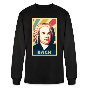 Johann Sebastian Bach Vintage Colors - Men's Long Sleeve T-Shirt - black - Front