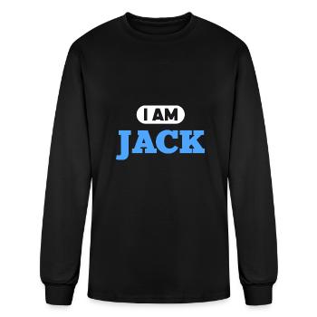 Jack Name Saying for proud Jacks - Men's Long Sleeve T-Shirt - black - Front