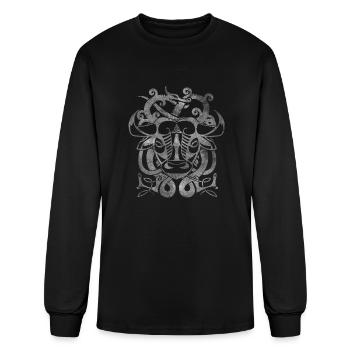 Celtic Bull - Celtic Animal - Men's Long Sleeve T-Shirt - black - Front