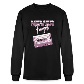Never Forget - Men's Long Sleeve T-Shirt - black - Front