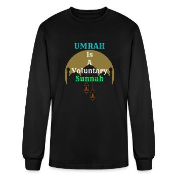 Umrah is a Voluntary Sunnah in Islam - Men's Long Sleeve T-Shirt - black - Front