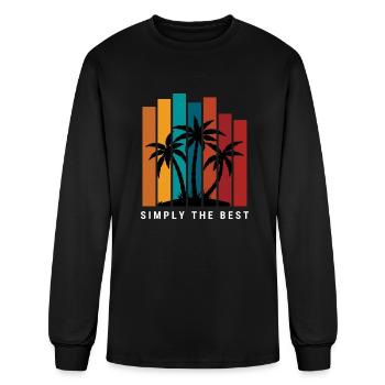 Simply the Best - Men's Long Sleeve T-Shirt - black - Front