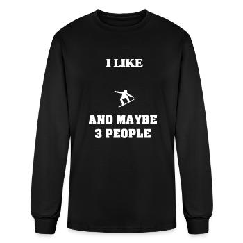Sky Diving - Men's Long Sleeve T-Shirt - black - Front