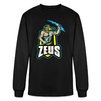 ZEUS - Men's Long Sleeve T-Shirt - black - Front