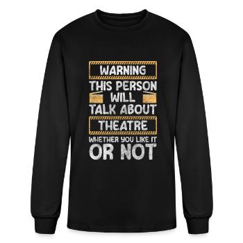 Actress Play Playing - Men's Long Sleeve T-Shirt - black - Front