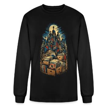 Comic Collector - Men's Long Sleeve T-Shirt - black - Front