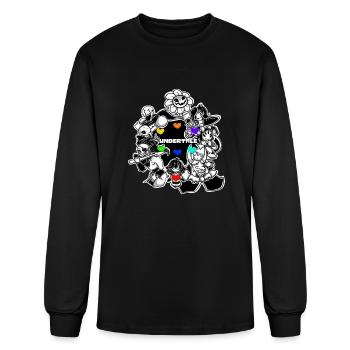 undertale - Men's Long Sleeve T-Shirt - black - Front