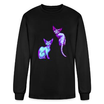 Galacticats Pack - Men's Long Sleeve T-Shirt - black - Front
