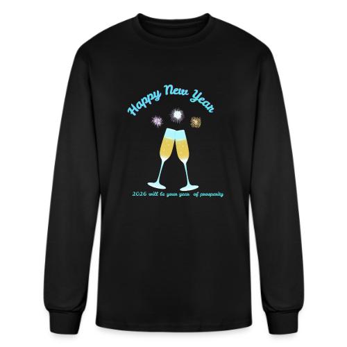 Happy New Year 2026 Prosperity Design - Men's Long Sleeve T-Shirt