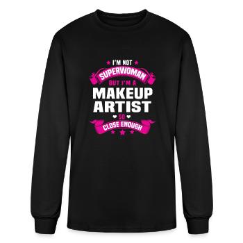 Makeup Artist - Men's Long Sleeve T-Shirt - black - Front