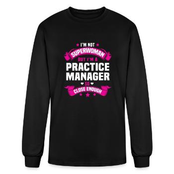 Practice Manager - Men's Long Sleeve T-Shirt - black - Front