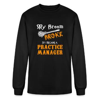 Practice Manager - Men's Long Sleeve T-Shirt - black - Front