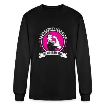 Laboratory Manager - Men's Long Sleeve T-Shirt - black - Front