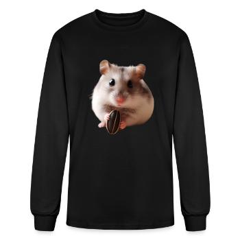 Seeds & Hamsters - Men's Long Sleeve T-Shirt - black - Front