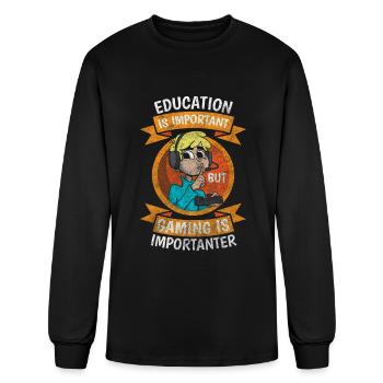 Gaming Convention Gaming Arcade - Men's Long Sleeve T-Shirt - black - Front