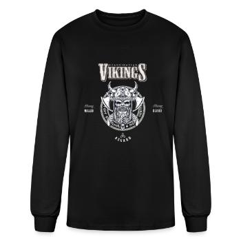Scandinavian Vikings Viking Nordic Mythology Odin - Men's Long Sleeve T-Shirt - black - Front