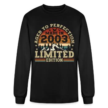 Limited Edition 2003 Vintage Anniversary 2003 - Men's Long Sleeve T-Shirt - black - Front