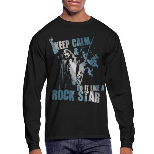 keep calm rock star - Men's Long Sleeve T-Shirt