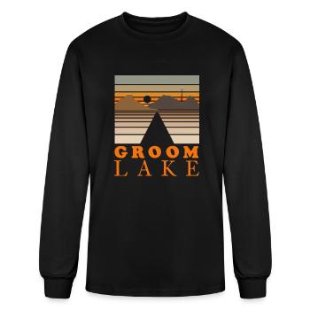 Groom Lake Tourist - Men's Long Sleeve T-Shirt - black - Front