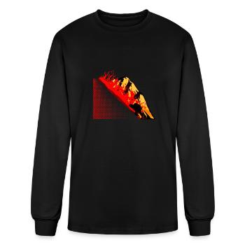 Snowboard Essence - Men's Long Sleeve T-Shirt - black - Front